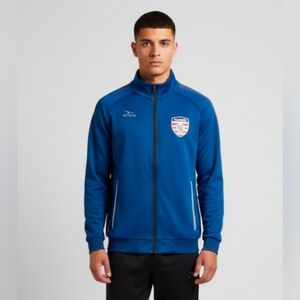 Illinois Score Youth Soccer Blue Polyester Athletic Jacket Size Adult Small